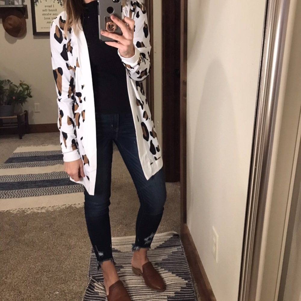 Leopard cardigan